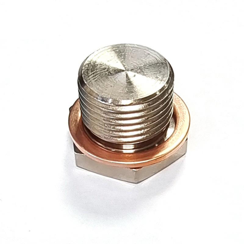 OD Exhaust Pipe Fitting Lambda Converter O2 Oxygen Sensor Plug Universal Thread M18*1.5 Factory/Customize