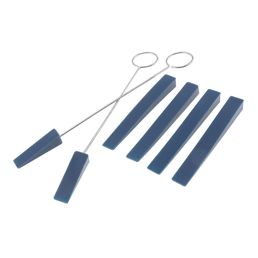 6pcs/set Professional Piano Tuning Rubber Mutes Kit Bass Stop Tool Tuning Tool for Piano Parts