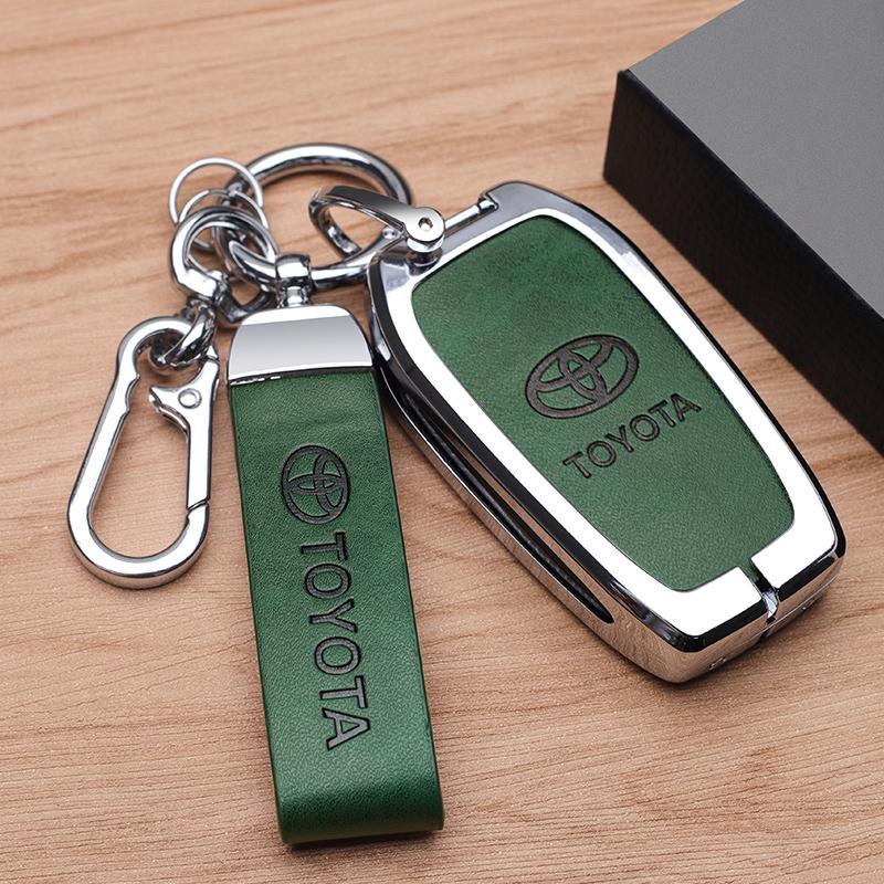 AOP1 Car Remote Key Case Cover for Toyota GR RAV4 Crown Hilux Fortuner Corolla SE 2023 Camry Yaris Land Cruiser Prado Venza Accessory