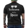 Groomsmen Bachelor Party Gift Men's Back Print T-Shirt - Perfect Gift