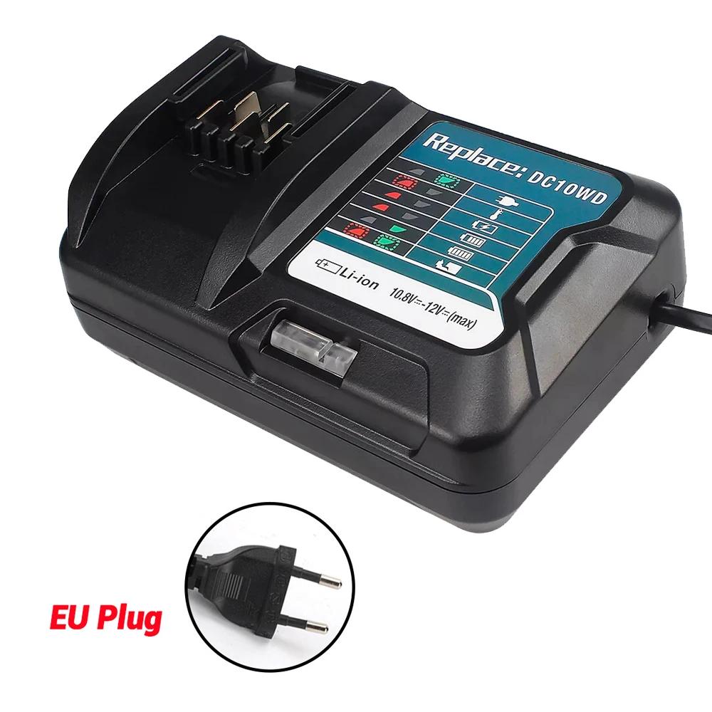 DC10WD Charger Replace for MAKITA battery 10.8V 12V BL1016 BL1040B BL1015B BL1020B BL10DC10SA CL107FDWY CL107DWM AC100-260V