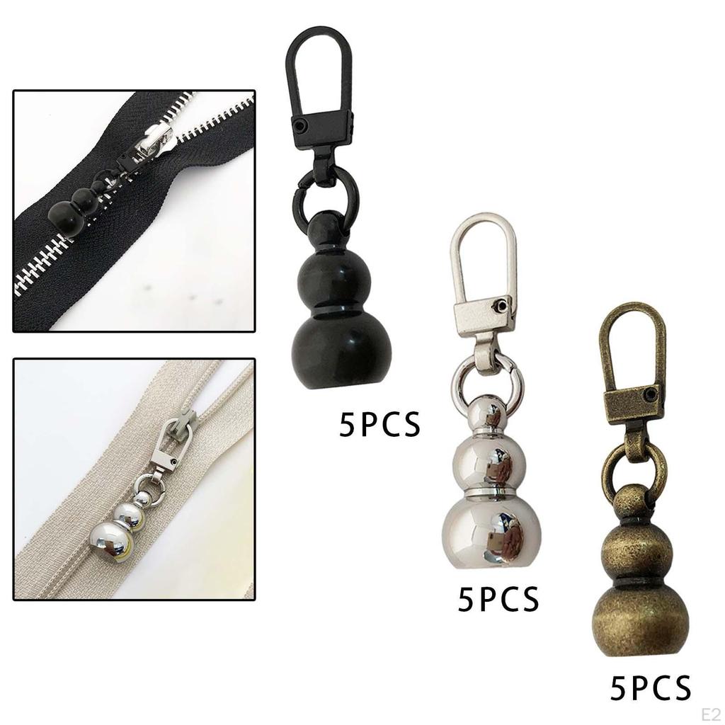 5 Pcs Zipper Charm Pumpkin Backpack Accessories Head Detachable for Handbag Garment