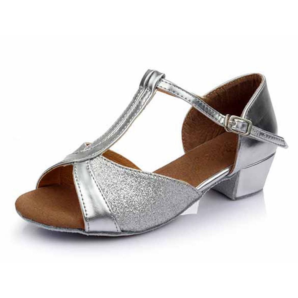 Nízký podpatek 3,5 cm pro dívky, děti, tango, latinskoamerické taneční boty, cvičné taneční boty