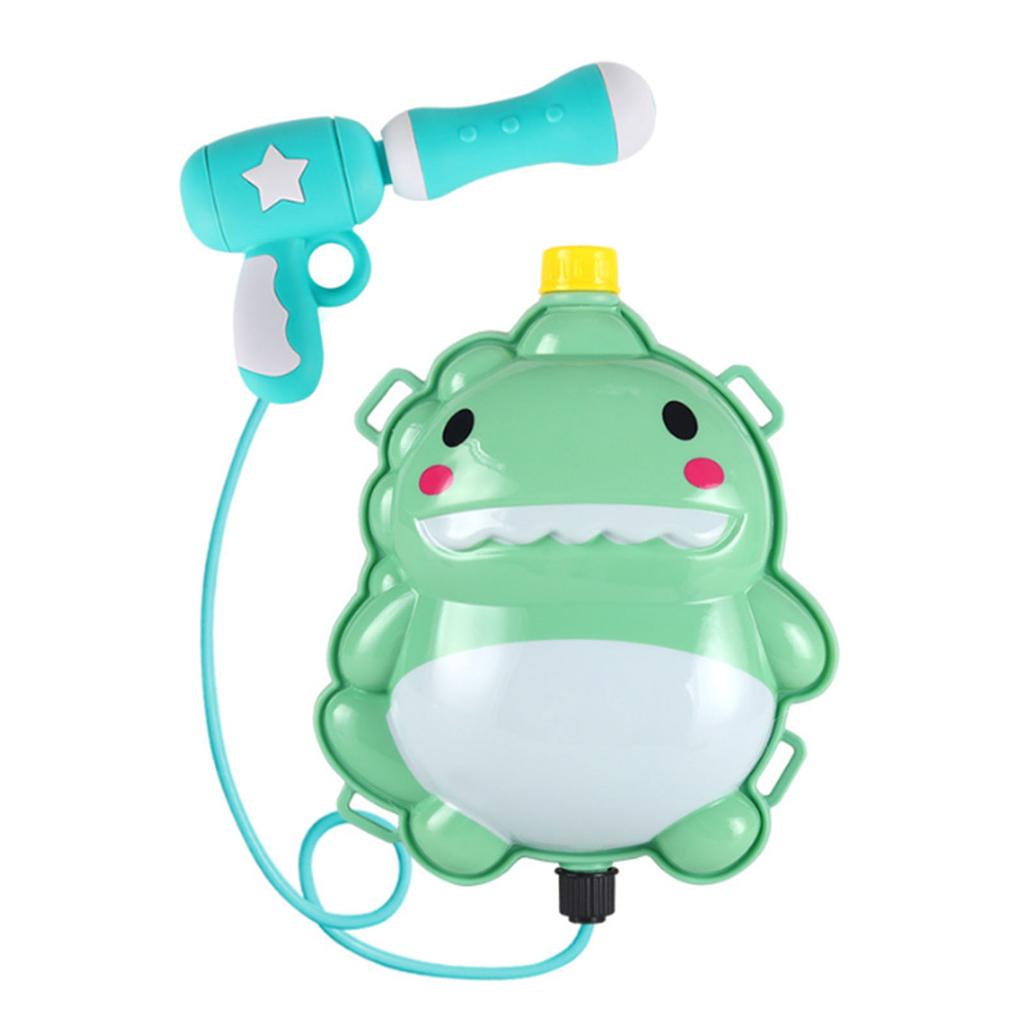 Children Backpack Water Shooting Toy Pull Out Plastic 2000ML Cartoon Backpack Water Gunfor Outdoor