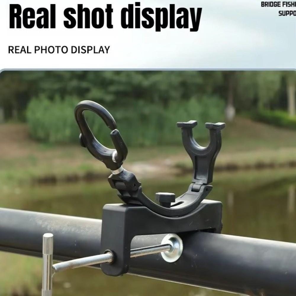Adjustable Fishing Rod Bracket 360° Rotating Fishing Pole Support Fishing Rod Holder  Kayak Fishing