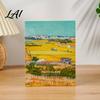 Thick Cardboard Photo Album Oil Painting Style Album Cartoon Slip-In Pocket Kids Memory Book Paper Easy Insert Cover Storage Transparent Sleeves