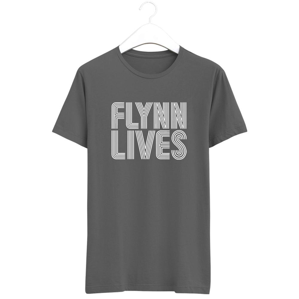 Flynn Lives ARCADE Video Games Tron Movie Retro T-Shirt Tee Gift New