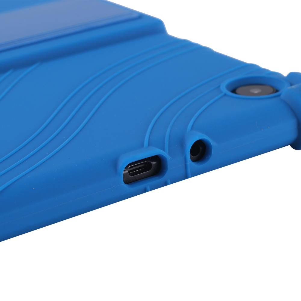 Θήκη σιλικόνης για TCL Tab 10L 8491X με ρυθμιζόμενη βάση και πυκνωμένες γωνίες κατά των κρούσεων.