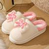 Winter Cotton Slippers Women's Autumn and Winter Warm Non-slip Home Wear Princess Wind Cotton Slippers