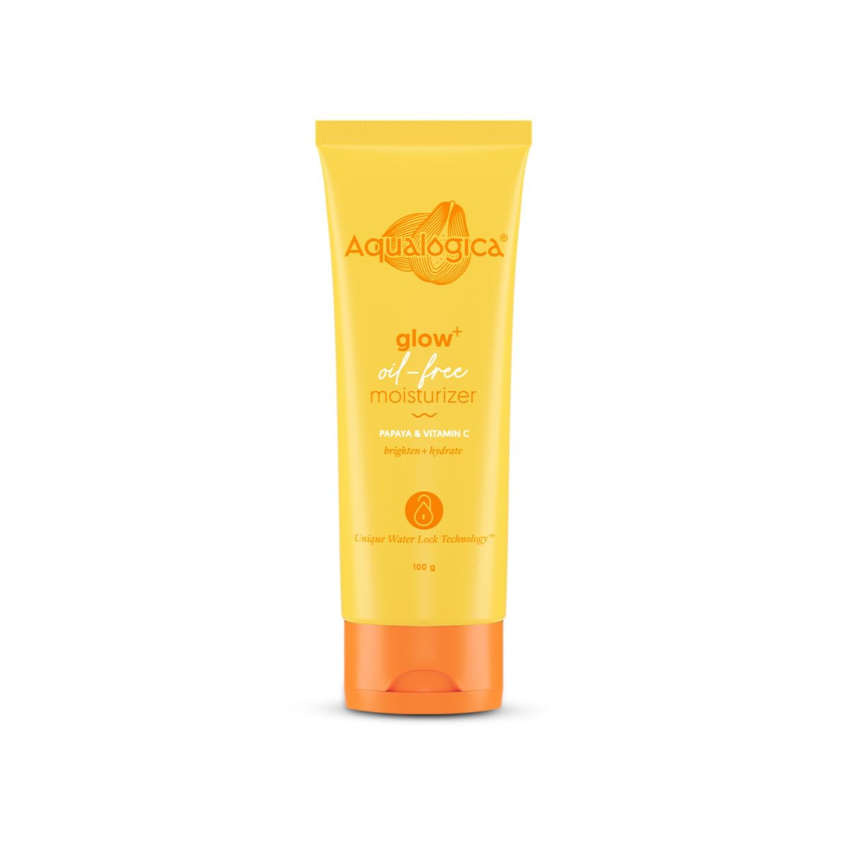 Aqualogica Увлажняющий крем Glow+ без масел для жирной кожи 100 г Упаковка 1 Легкий гель для ежедневного сияния и контроля текстуры