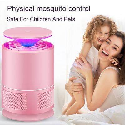 USB Fly Trap Light with 7 Blades Fan Silent UV Light Fly Catcher