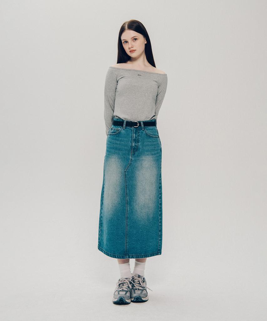 YALE Cutoff Long Sleeve_Gray