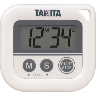 Kitchen Study Timer Waterproof with Magnet 100 Minute Counter Washable Timer White WH TD-376N