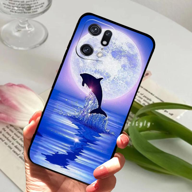 For OPPO Find X5 Pro Case Shockproof Soft TPU Silicone Phone Cover For OPPO Find X5 Lite Funda FindX5 X 5 Pro Lite Capa Cartoon