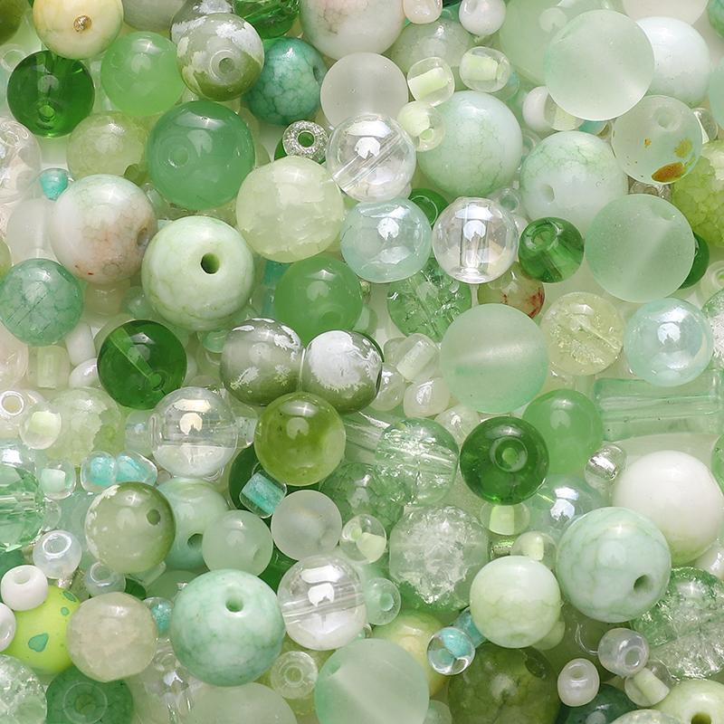 Glass Mixed Beads Crystal Irregular Beads For Jewelry Making DIY Bracelet Necklace Findings Accessories