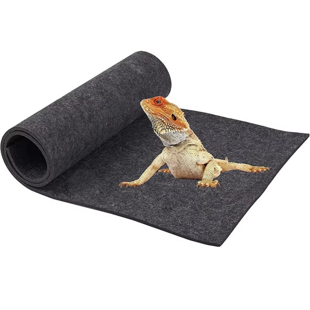 Reptile Carpet Pet Lizard Turtle Snake Horned Frog Bearded Dragon Fish Tank Soft Mat Liner Water-absorbing Moisturizing Carpet