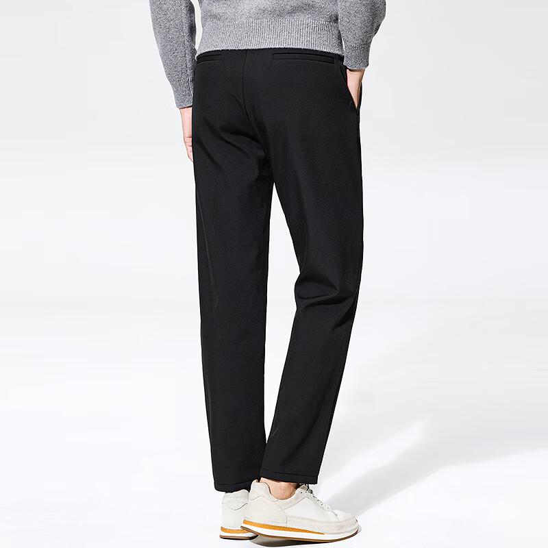 Men's Fleece Lined Straight-Leg Casual Pants