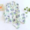 Neuester Damen Lockerer Baumwoll-Homewear-Anzug Damen Druck Baumwollhose Pyjama Damen Übergröße Homewear Pyjama für Damen