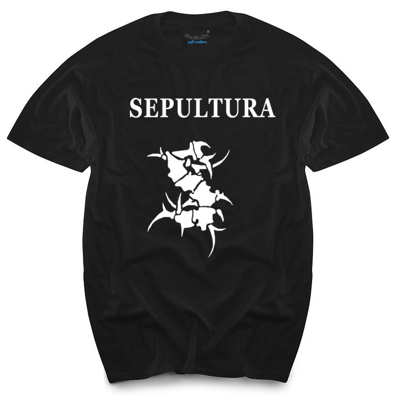 Mens Tshirt Pattern SEPULTURA 2 Summer Style New Arrived Mens Top Tees Brand Tshirts