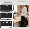 Multi-Color Triple-Pocket Half-Length Work Apron for Restaurants and Kitchens