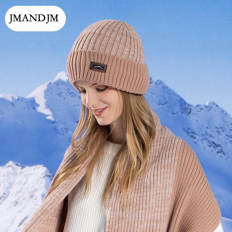 Hat Gloves Scarf Three-piece Men's Winter Outdoor Fleece Warm Ear Protection Knitted Wool Hat Women's