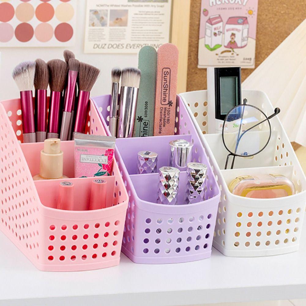 Large Capacity Stationery Storage Basket Morandi Color Desktop Organizer  Desktop Use