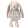 Floral Lace Rabbit Plush Keychain With Long Ears For Kids And Collectors