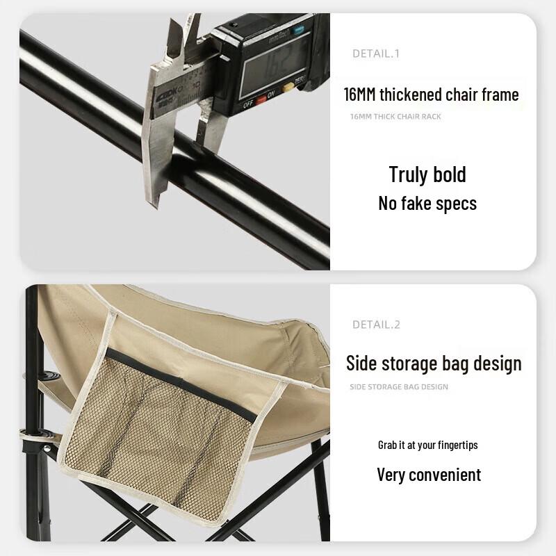 Portable Outdoor Moon Camping Chair