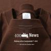 400g Unisex Heavyweight Pure Cotton Minimalist Crew Neck T-Shirt