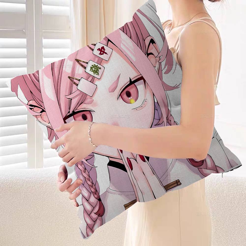 Manga Gokurakugai Pillow Gifts Home Office Furnishings Bedroom Sofa Car Cushion Cover Case Xcm