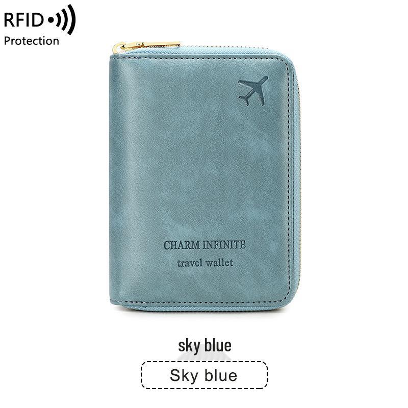 RFID Anti-theft Multifunctional Travel Document Bag & Passport Holder