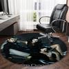 1pc The Vampire Diaries4 Print Round Carpet Chair Round Carpet Suitable for Bedroom Living Room Home Decorative Carpet
