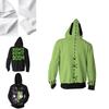 Invader Zim Costume Printed Men Zipper Hoodie Sweatshirt In Comfortable Soft Material
