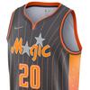 Nike NBA Retro Basketball Jersey, 2021-22 Season, Orlando Magic, Fultz #20 Men Top Brown DB4040-064