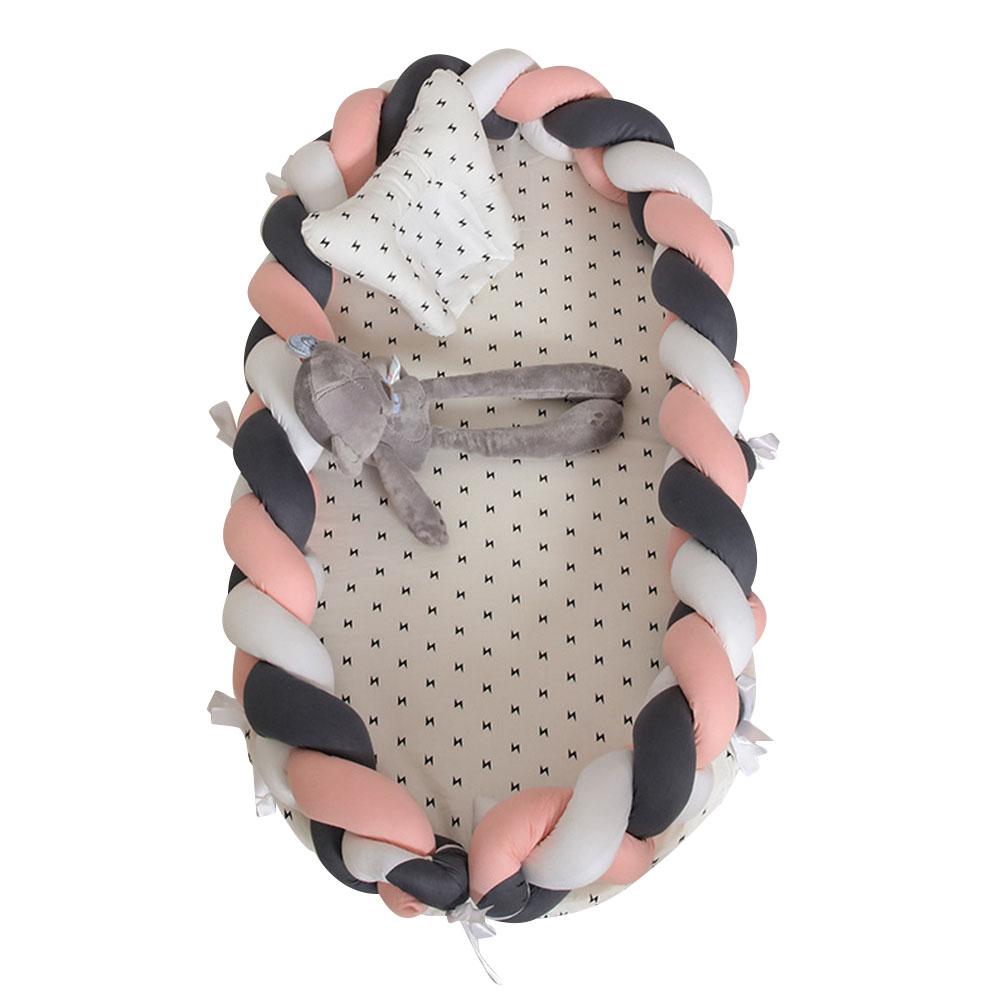 Folding Cotton Weaving Removable Sleeping Bed for Infants