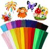 364Pcs 30cm Multicolor Soft Felt Sticks Bulk - DIY Craft Supplies | for Festival/Party Decor, Indoor Decoration ZSY