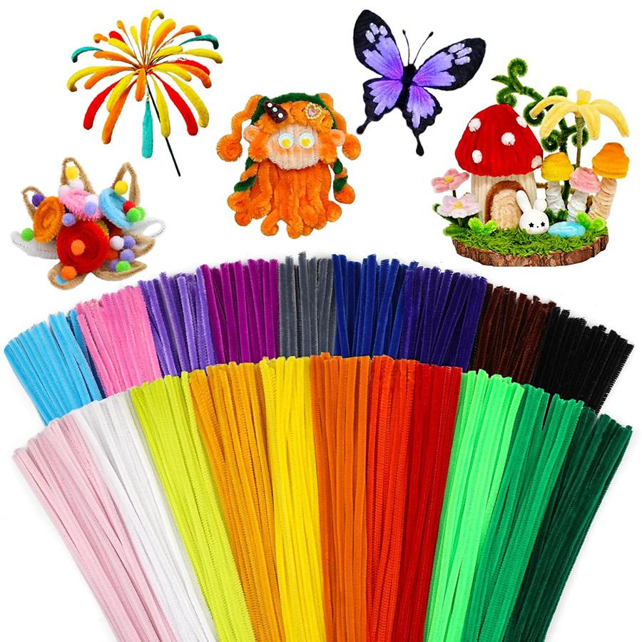 364Pcs 30cm Multicolor Soft Felt Sticks Bulk - DIY Craft Supplies | for Festival/Party Decor, Indoor Decoration ZSY
