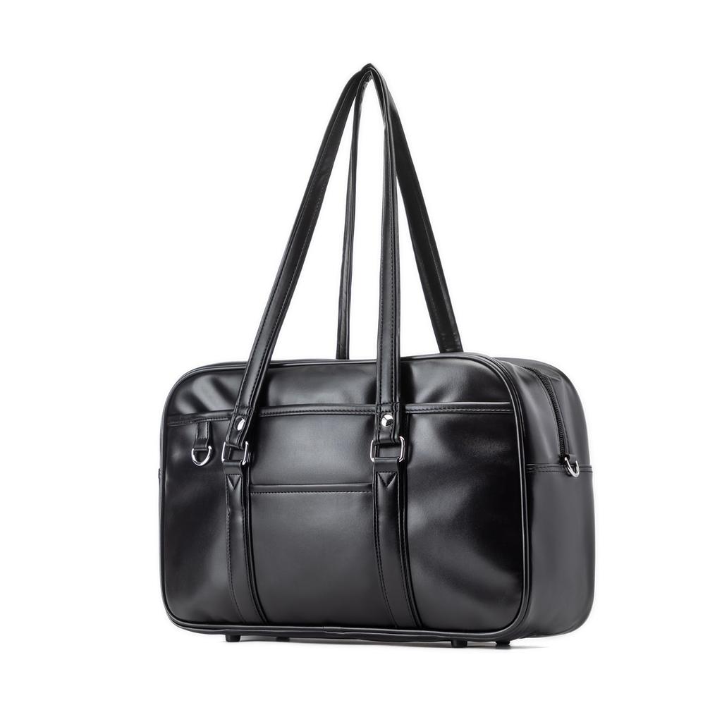 Zuevichn School Bag for High School Boston Large Synthetic Unisex Students, Girls, Bag, Capacity, Leather,