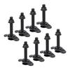 8pcs M8x60 L Track Double Lug Thrded Stud Nut Fitting 6000lbs Load Capacity for Truck Bed Trailer Pickup RV ATV
