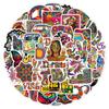 50Pcs Psychedelic Hippie Art Sticker Classic Toy For Skateboard Fridge Laptop Decoration
