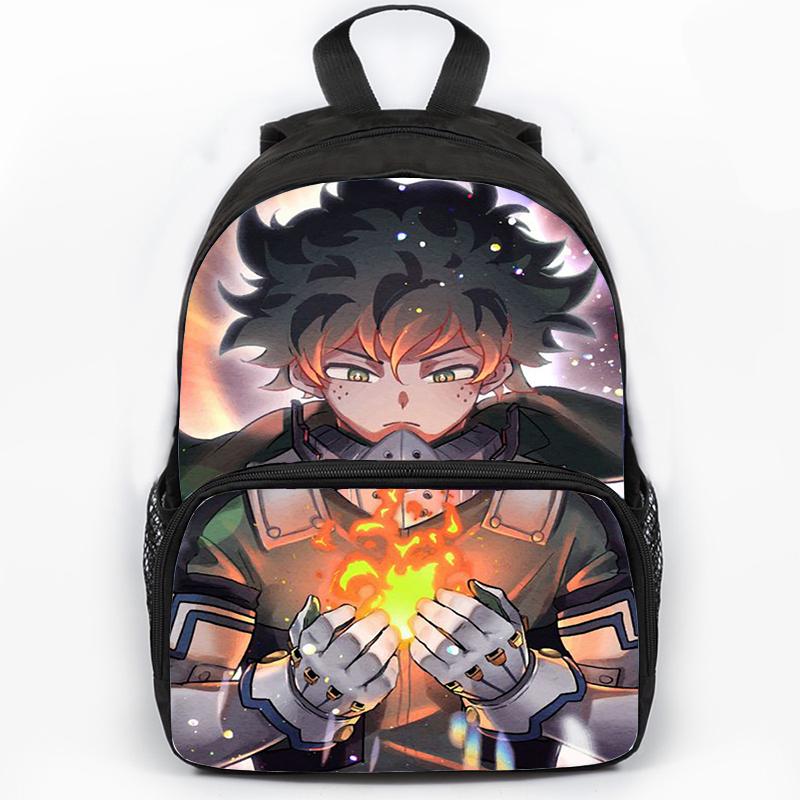 Anime My Hero Academia Backpack for Student Boys Children Manga Izuku Midoriya Schoolbag Large Capacity Laptop Backpacks Mochila
