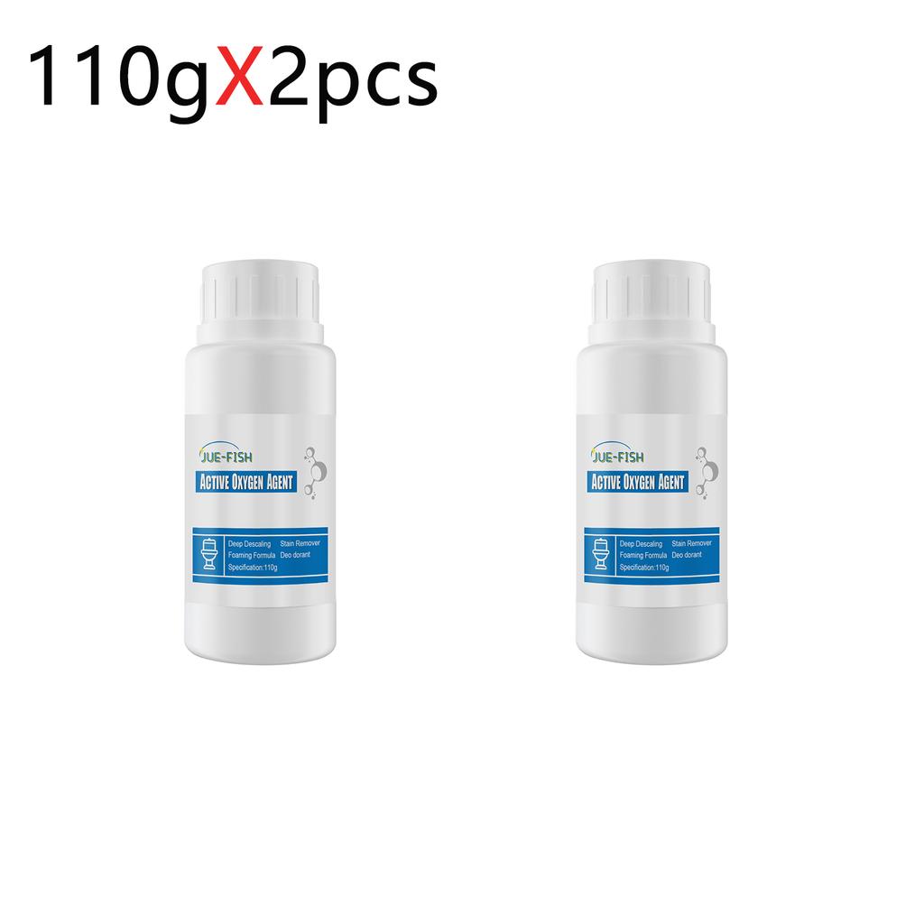 Fast Foam Splash Toilet Bowl Foaming Powder Toilet Cleaner Sink Tank Stain Cleaning Powder Eliminate Odor Prevent Blockage 110g