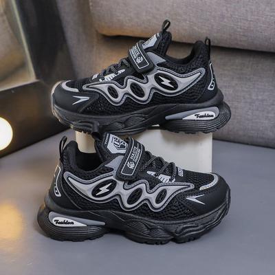 Boys Shoes 2025 Spring and Autumn New Children's Casual Dad Shoes Medium and Large Children's Mesh Breathable Sports Shoes Boys Autumn
