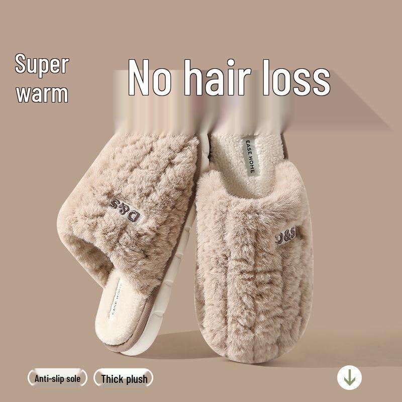 

Women s and Men s Non-slip Plush Indoor Slippers for Autumn and Winter 40-41 [Fits 39-40]