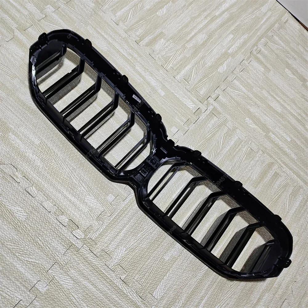 M Style Kidney Grille For BMW 5 Series G30 G31 F90(M5) LCI 2020-2023 Glossy Black Front Bumper Auto Decor Grill Bodykit Tuning