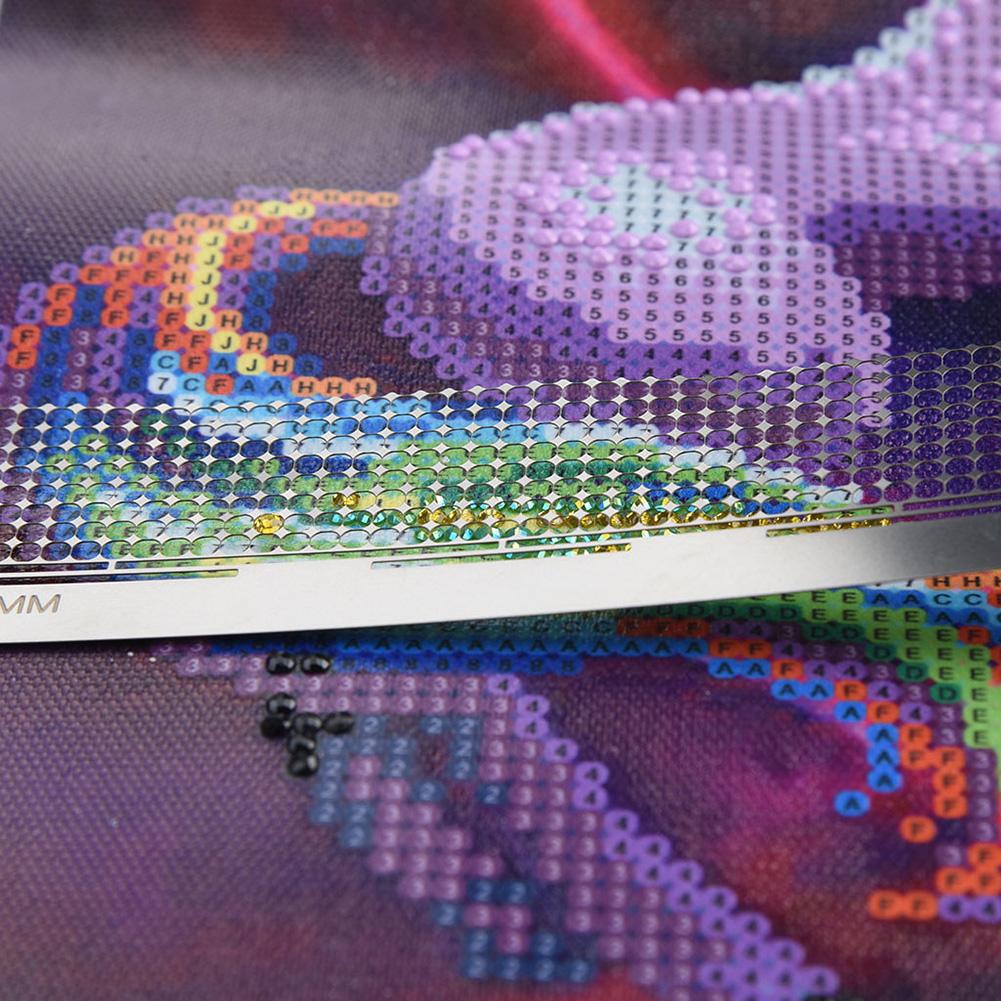 DIY Rhinestone Embroidery Painting Ruler Rhinestone Painting Ruler Dot Drill Accessory Tool
