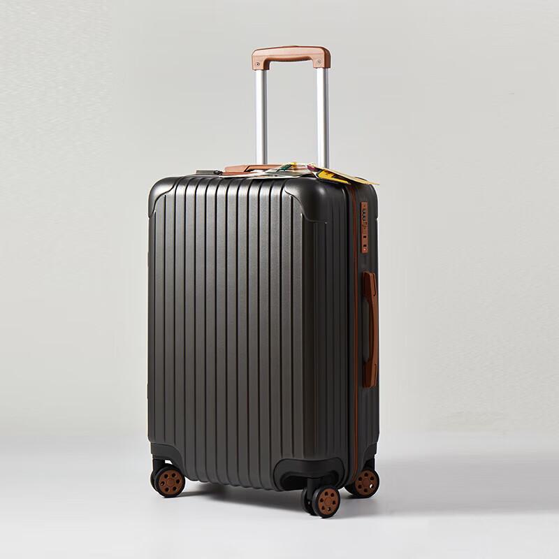 ZMN Woodpecker 24-inch Vertical Stripe Spinner Suitcase