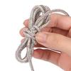 – Tube Rhinestone Shoelace Crystal Silver Decorative Accessories