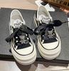 Fashion Canvas Shoes for Women, Retro Niche, Thick Soles, White Shoes, Biscuit Shoes, Casual Sports Shoes