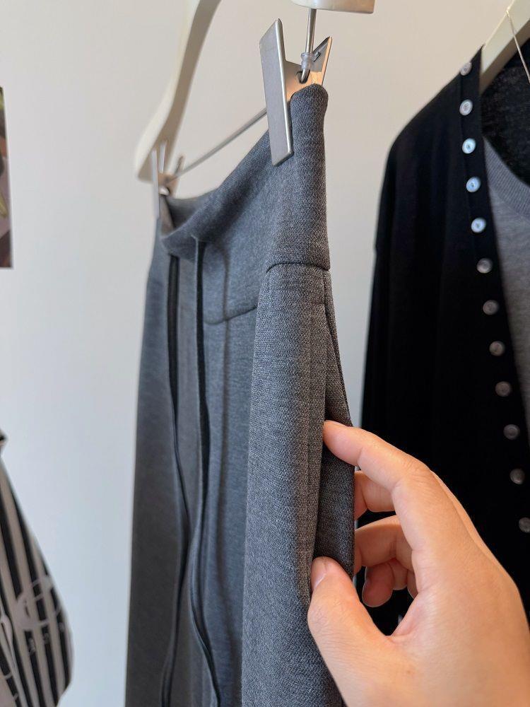 Spring Korean Drape High-Waisted Wide-Leg Pants - Flattering for Pear-Shaped Figures, Casual Straight-Leg Design